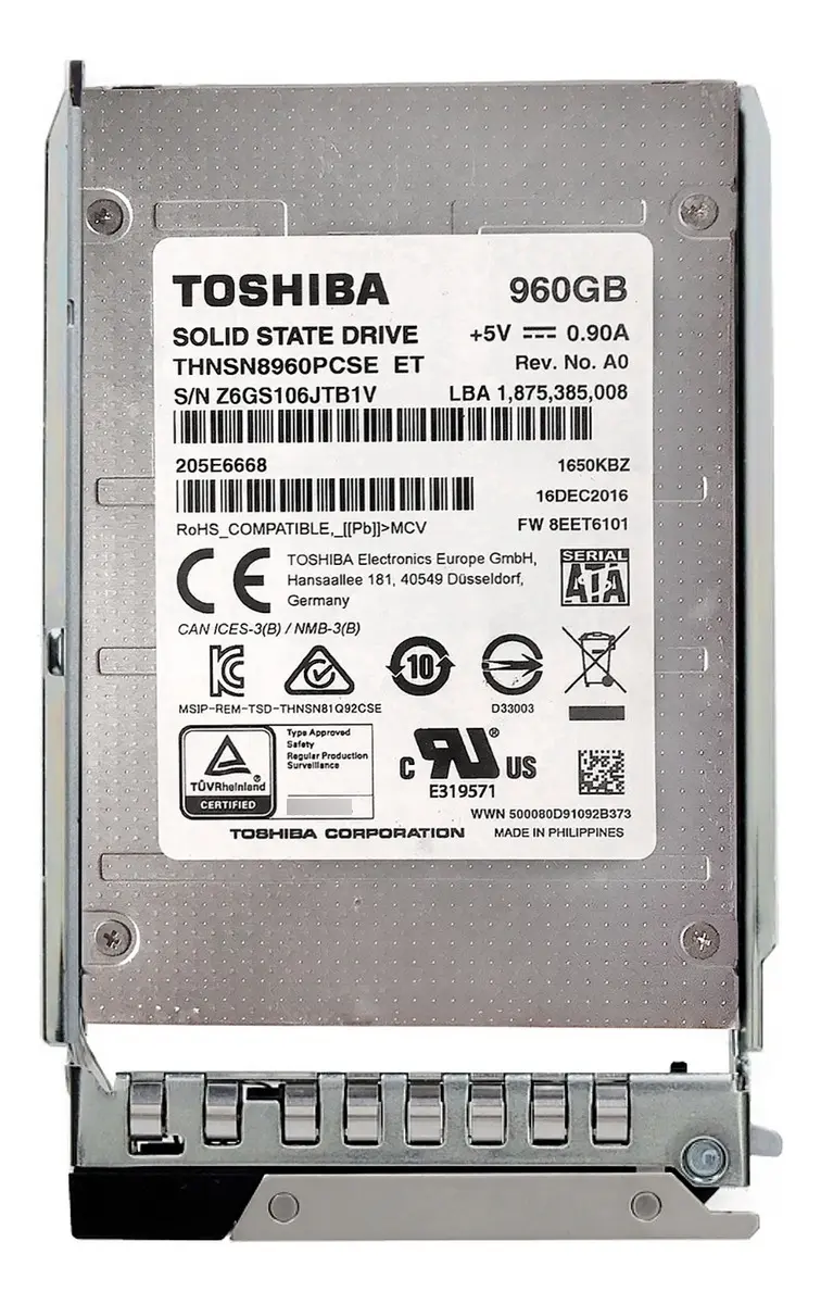SSD TOSHIBA 960GB 2,5 SATA 6GBPs THNSN8960PCSE - Imagem 2