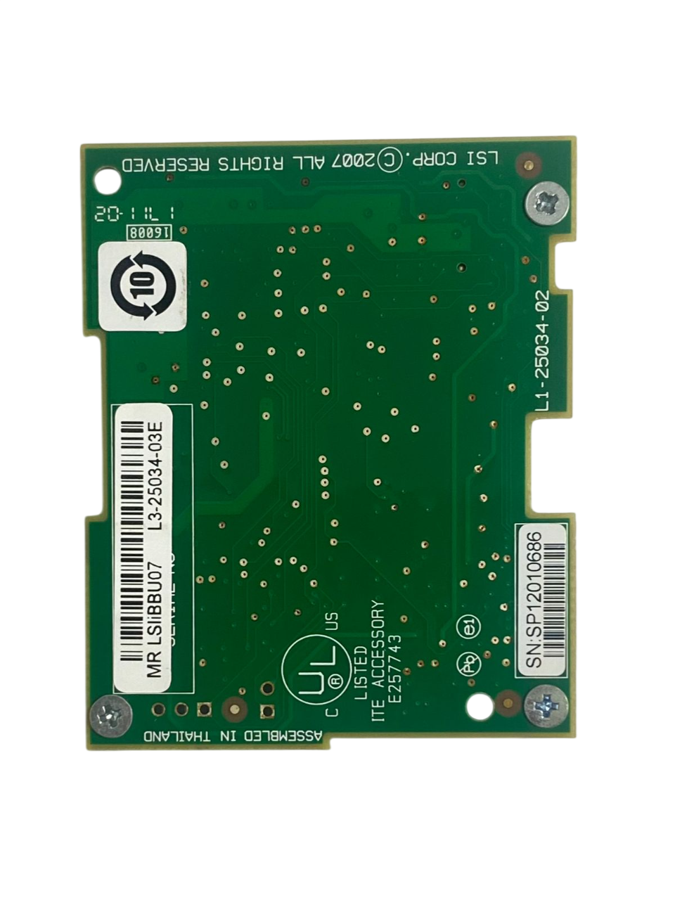 Placa LSI LSLIBBU07 L3-25034-03E L1-25034-02 - Imagem 3