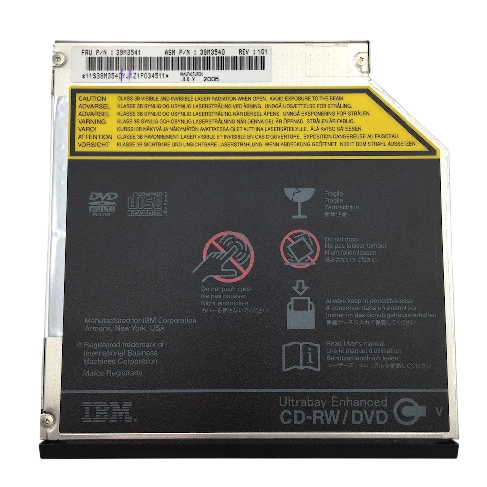 Unidade de Drive Interna IBM DVD-ROM/CD-RW 39M3541 - Imagem 2