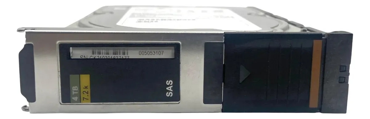 Hd Emc 4tb 7.2k 3,5 Sas 6gbps 005050611 005053107 seminovo - Imagem 2