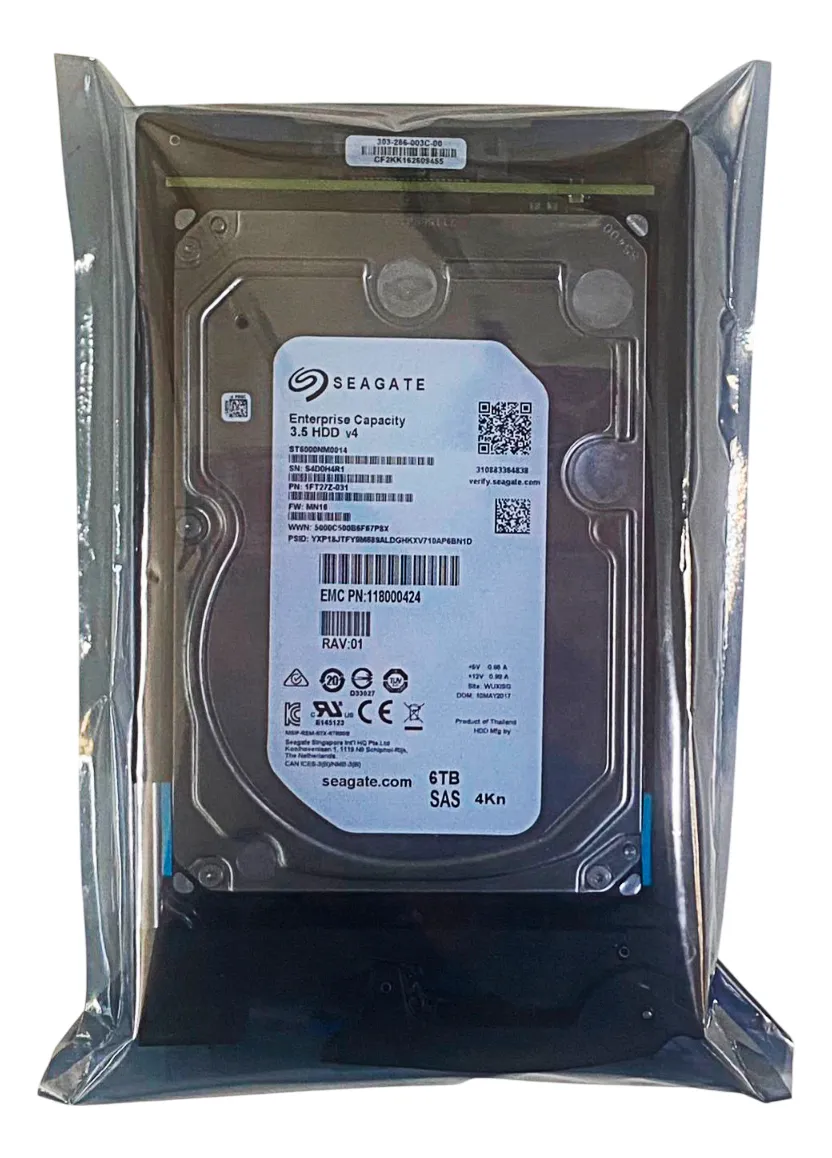 HD EMC 6TB 7.2K 3,5 SAS 12GBPs 005053112 - Imagem 3