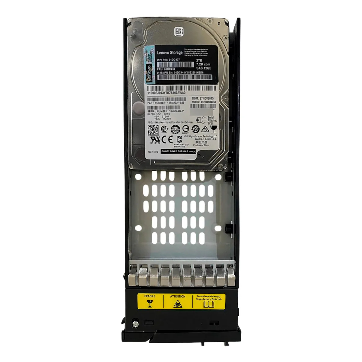 HD Lenovo 2TB 7.2K 2,5 SAS 12GBPs 01DC437 01DC439 - Imagem 2