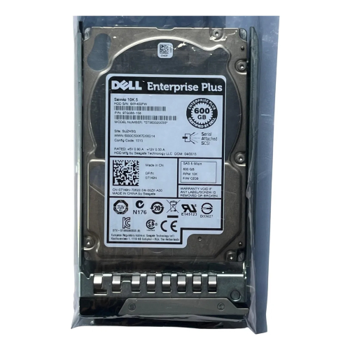 Hd Dell 600gb 10k 2.5 Sas 6gb 07149n 7149n seminovo - Imagem 3