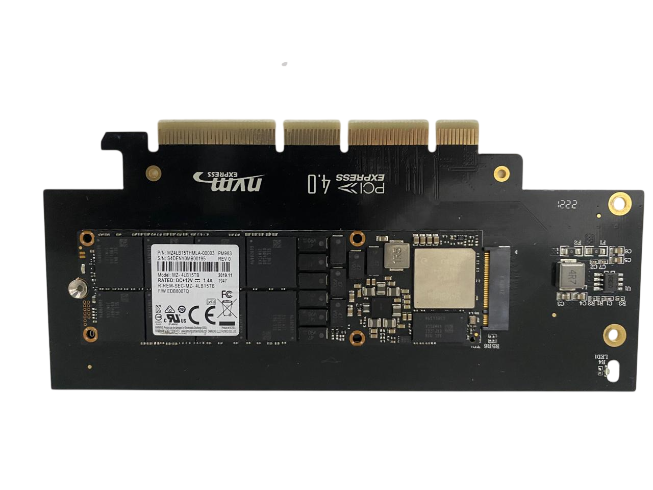 SSD Samsung PM983 15.36TB NVMe PCIe 3.0 M.3 NGSFF NF1 MZ-4LB15TB - Imagem 3