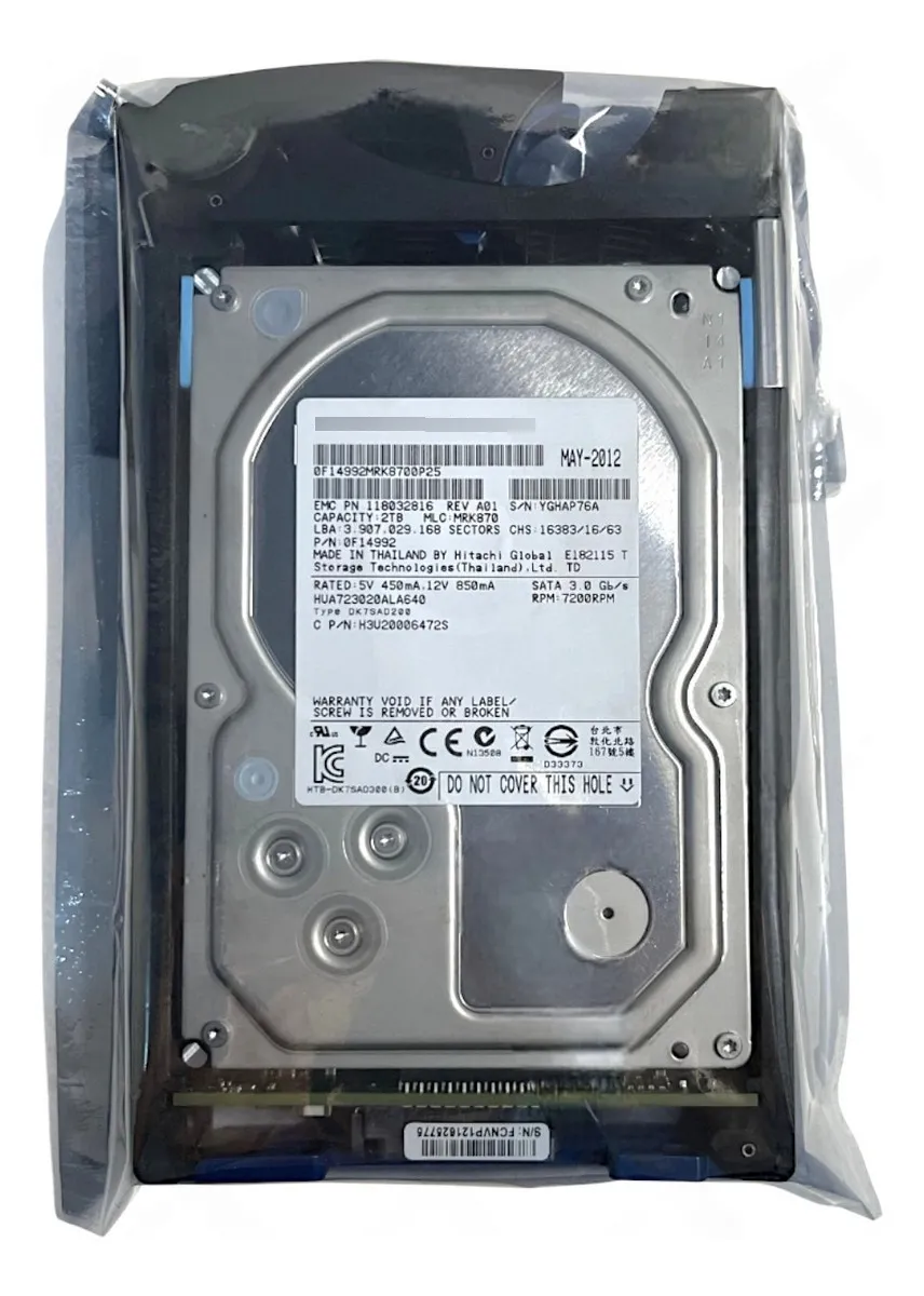 HD EMC 2TB 7.2K 3.5 6GB SATA 005049568 118032816 - Imagem 3