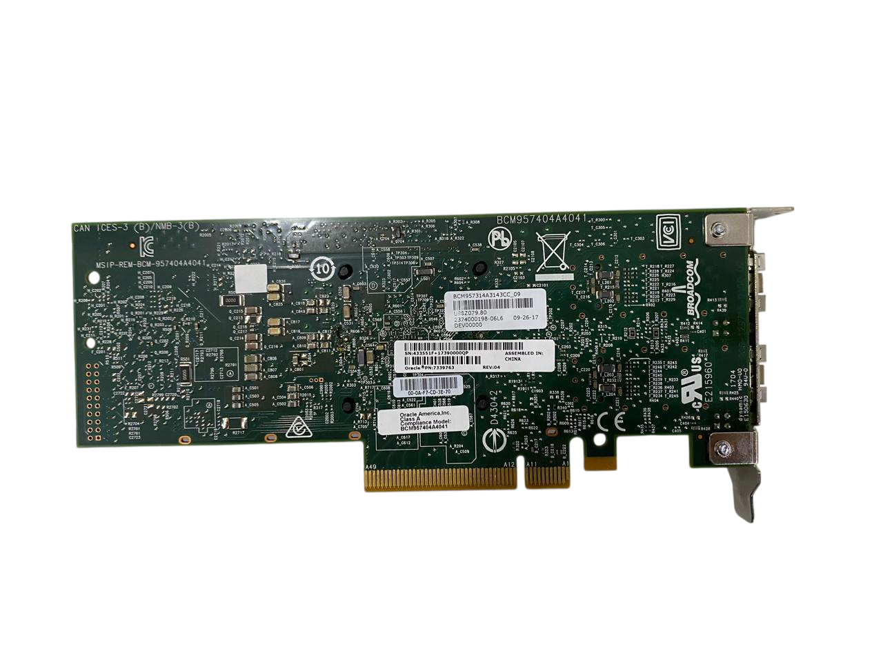 Placa de Rede Sun Oracle 10/25GB SFP 2-Port 7339763 - Imagem 4