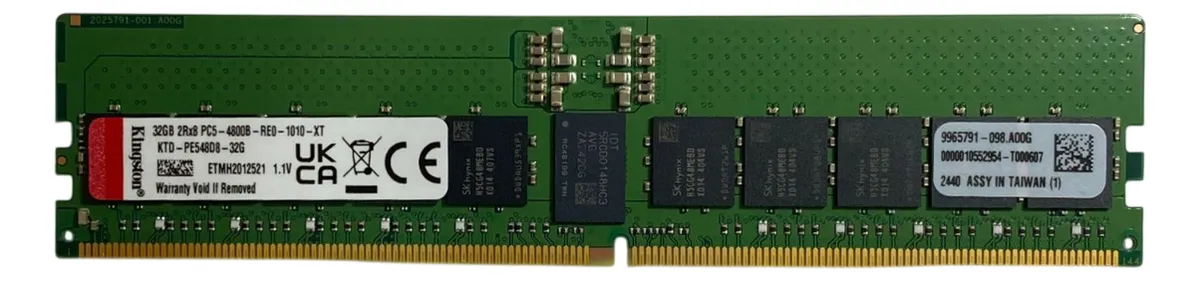 Memória Kingston 32GB 2RX8 DDR5-48000 RDIMM KTD-PE548D8-32G - Imagem 3