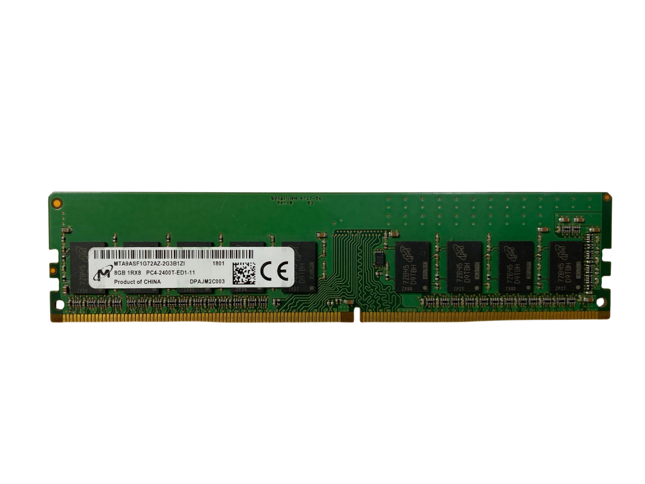 Memória MICRON 8GB DDR4-2400 UDIMM Server MTA9ASF1G72AZ-2G3 - Imagem 3