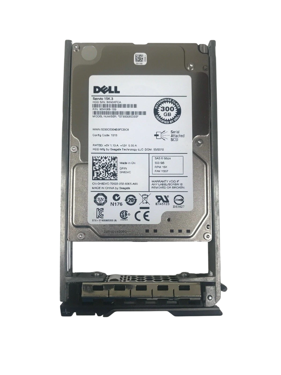 HD DELL 300GB 15K 2,5 SAS 6GBPs 0H8DVC H8DVC - Imagem 2