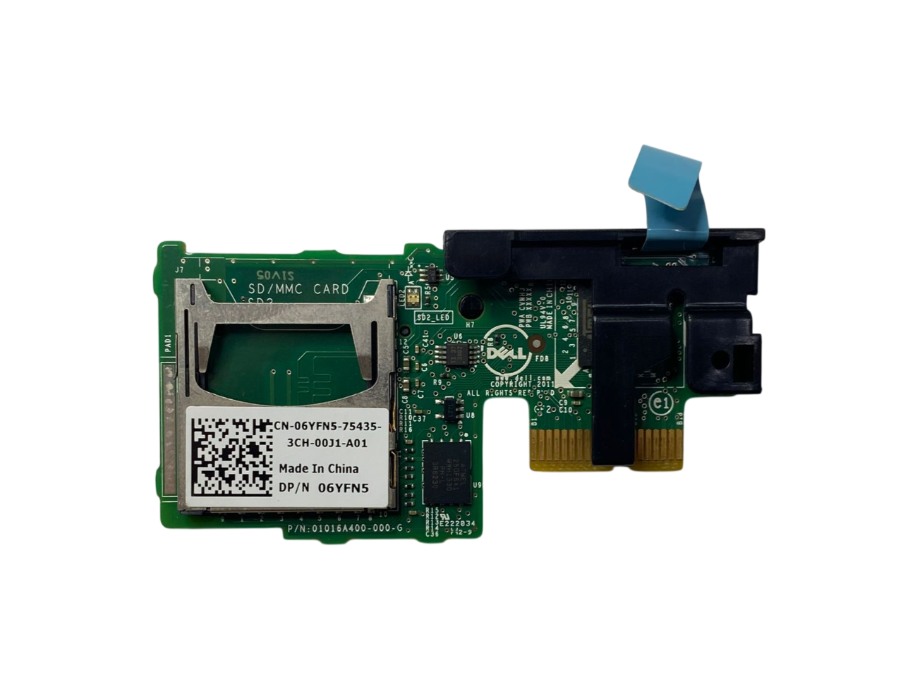 Leitor de Cartão DELL Micro SD Flash 2-Port 06YFN5 6YFN5 - Imagem 2