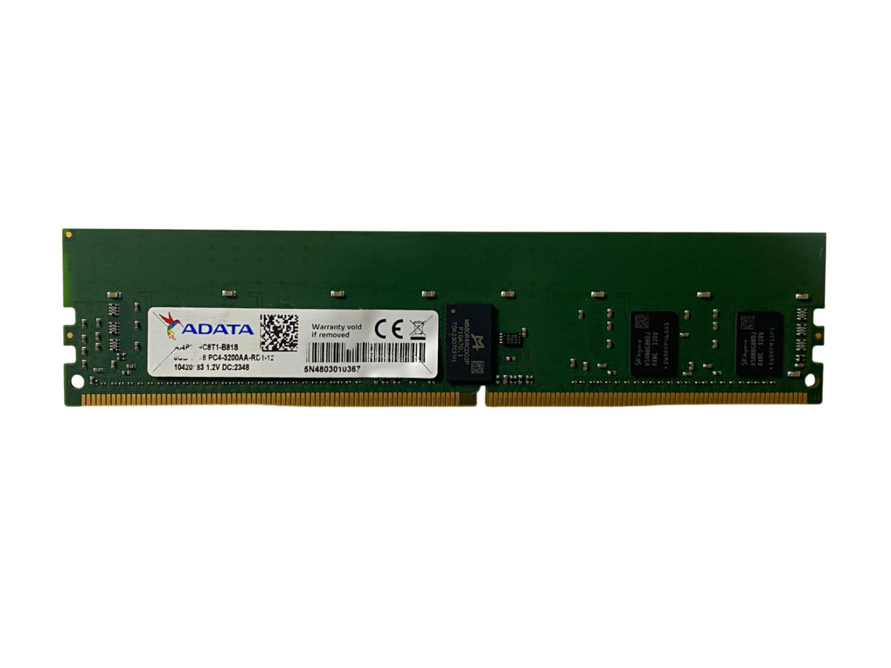 Memória ADATA 8GB 1Rx8 DDR4-3200 RDIMM AI4P32NC8T1-B81S - Imagem 3