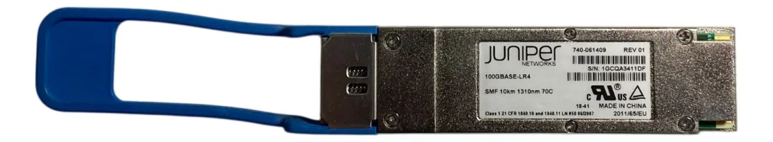 Gbic Juniper 100Gb LR4 10KM SMF QSFP 1310nm 740-061409 - Imagem 2