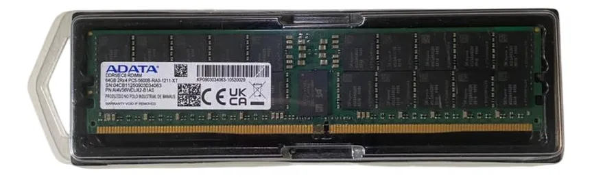 Memoria Adata 64GB DDR5-5600 RDIMM AI4V56WCUX2-B1AS - Imagem 2