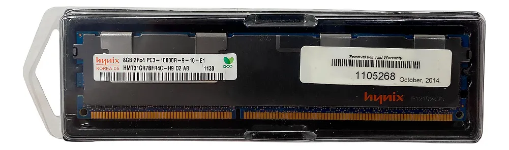 Memória SKHYNIX 8GB 2Rx4 DDR3-1333 RDIMM HMT31GR7BFR4C-H9 - Imagem 2