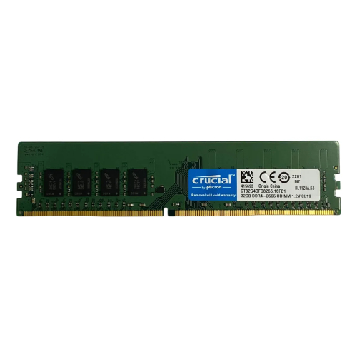 Memoria Desktop Pc Crucial 32gb Ddr4-2666 Udimm - Imagem 3