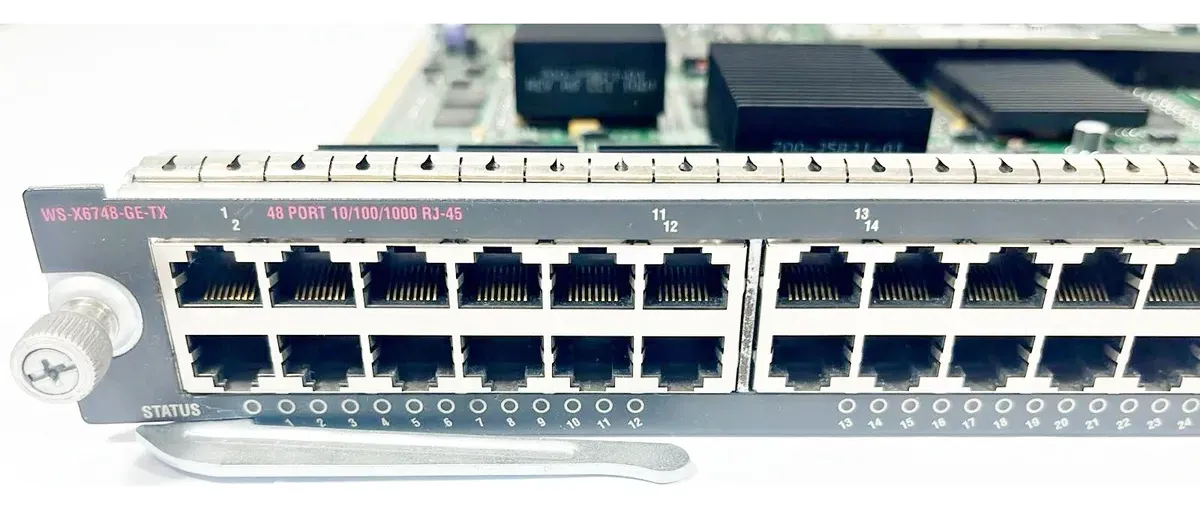 Módulo Cisco RJ45 48-Port p/ Catalyst 6500 WS-X6748-GE-TX - Imagem 5