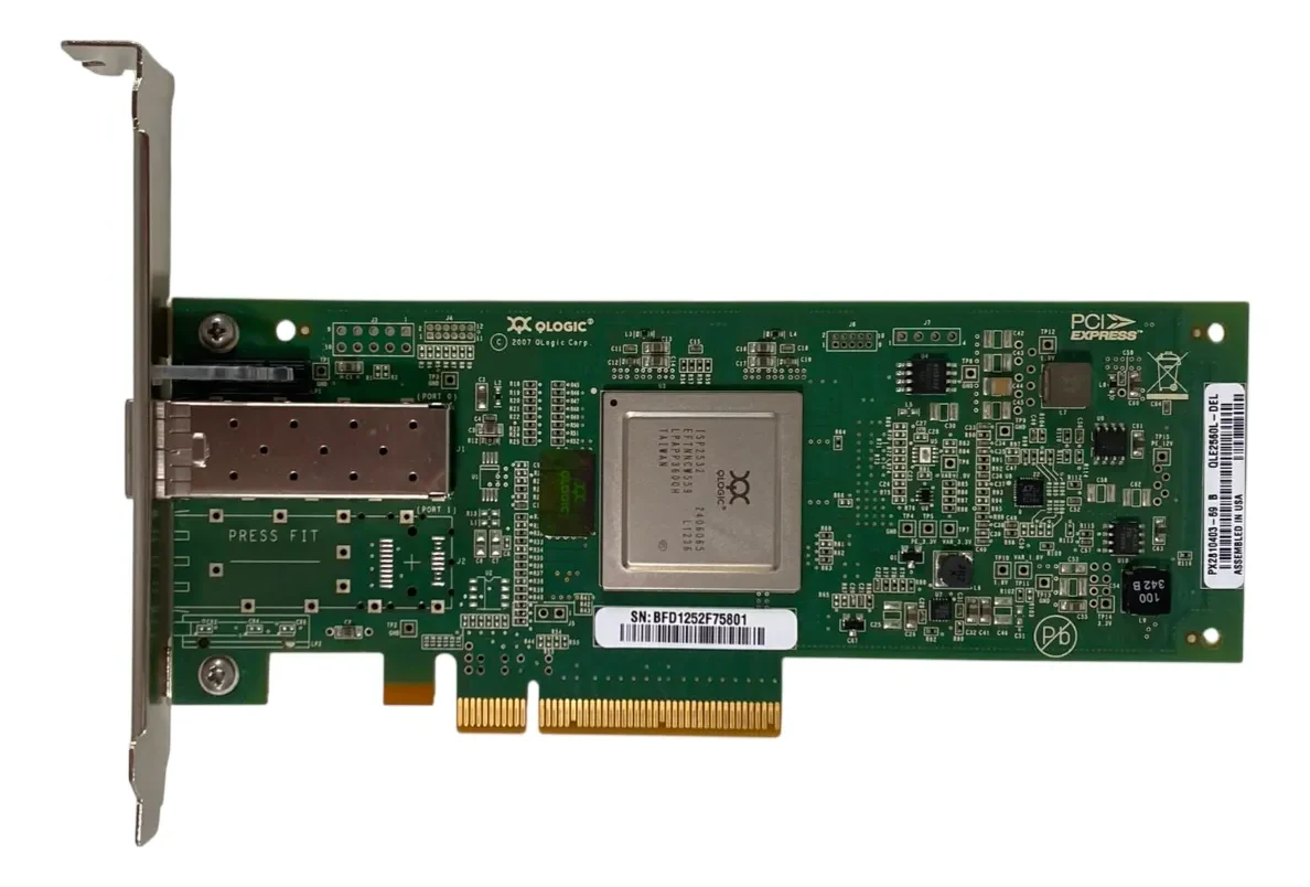 HBA DELL QLE2560 8GB SFP 1-port 0W62DW W62DW 05VR2M 5VR2M - Imagem 2