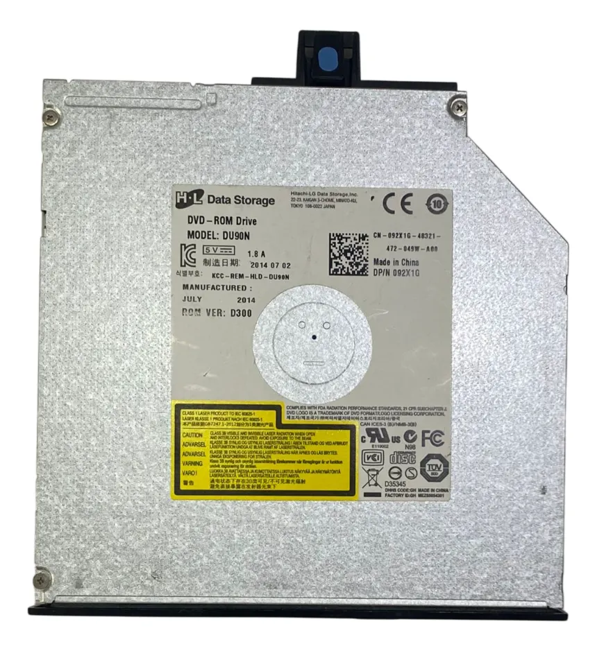 Unidade de Drive Interna DELL SATA Slim DVD-ROM 092X1G 92X1G - Imagem 4