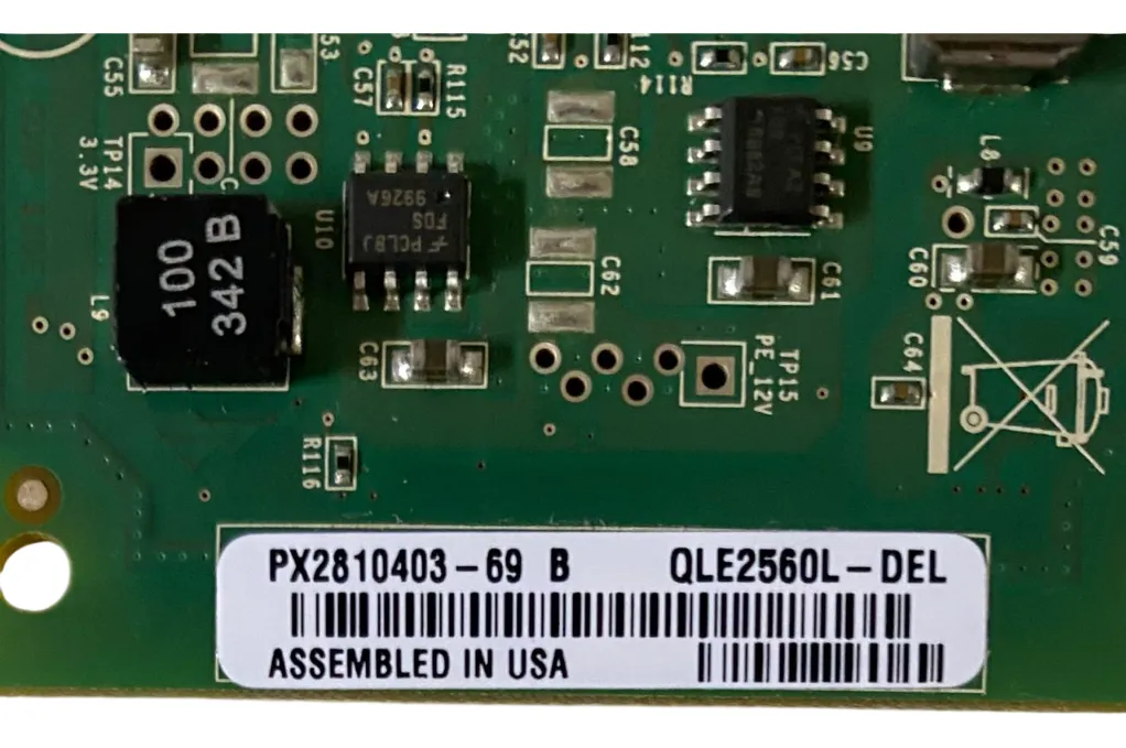 HBA DELL QLE2560 8GB SFP 1-port 0W62DW W62DW 05VR2M 5VR2M - Imagem 4