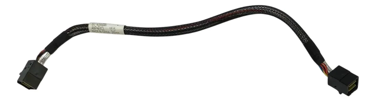 Cabo Mini-SAS HD SFF-8643 250mm IBM X3650 M5 00FK817 - Imagem 2