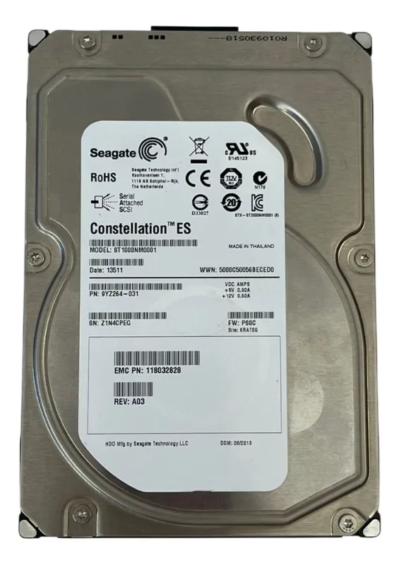 HD EMC 1TB 7.2K 3,5 SAS 6GB sem gaveta 118032828 - Imagem 2
