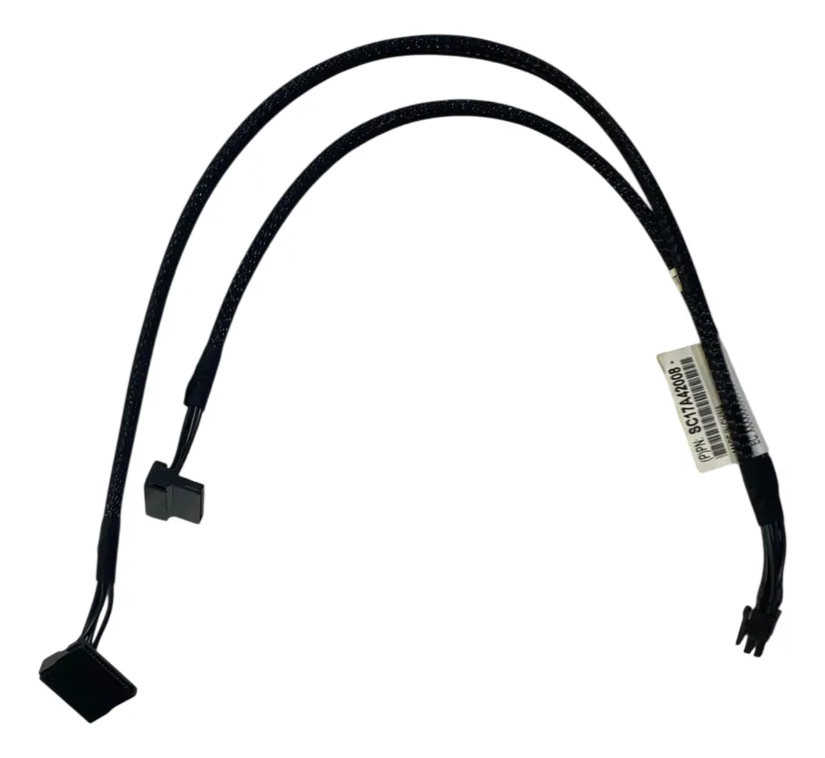 Cabo Mini 4-Pinos p/ 2x SATA Lenovo ST50 01PF262 03HC028 - Imagem 2