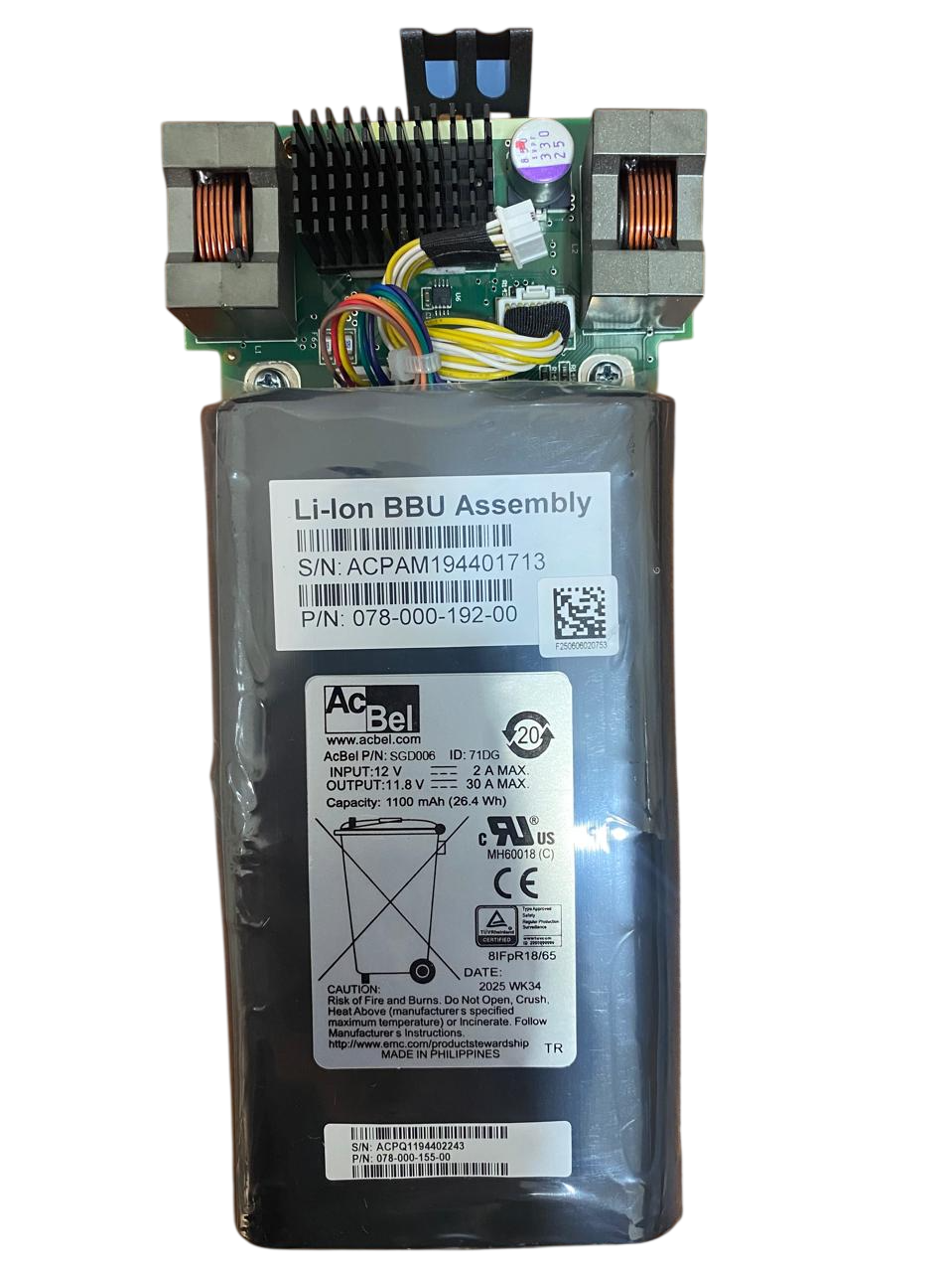 Bateria EMC SGD006 BBU 078-000-192-00 078-000-155-00 - Imagem 2