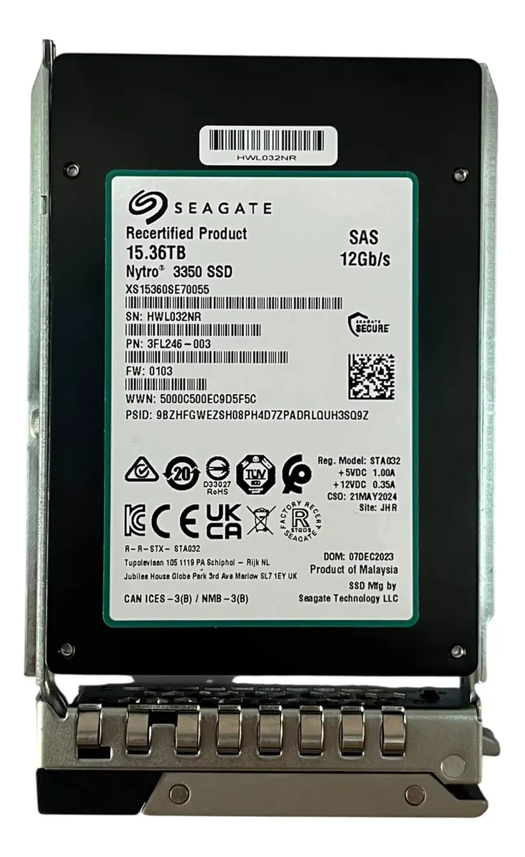 SSD Seagate Nytro 15.36TB 2,5 SAS 12GB XS15360SE70045 XS15360SE70055 NOVO - Imagem 3