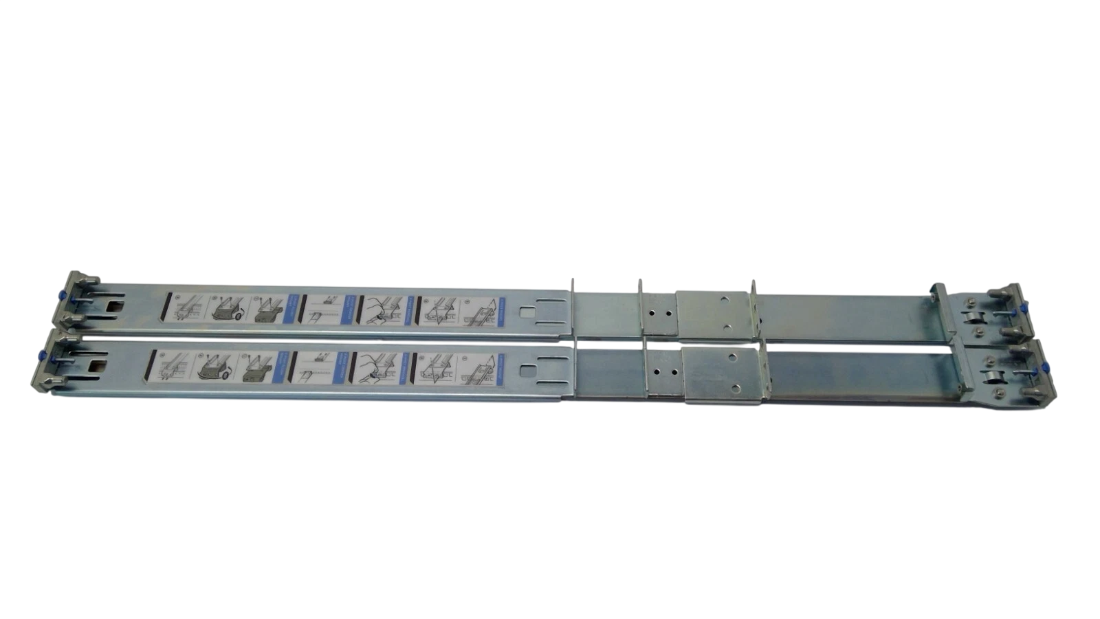 PAR TRILHOS DELL 1U R620 R630 R410 R420 0X632K X632K - Imagem 3