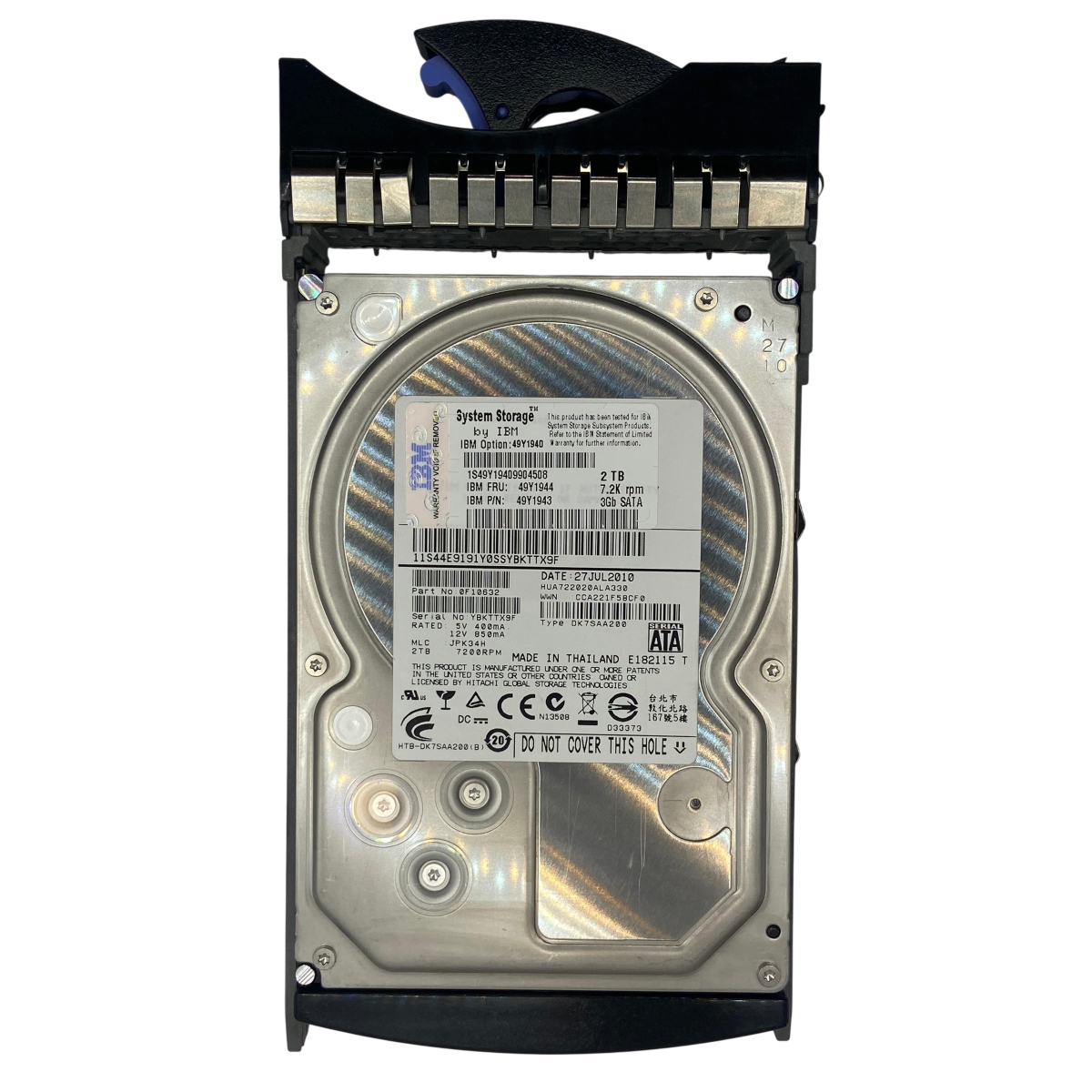 HD IBM Storage 2TB 7.2K 3,5 SATA 3GB 49Y1944 49Y1943 49Y1940 - Imagem 2