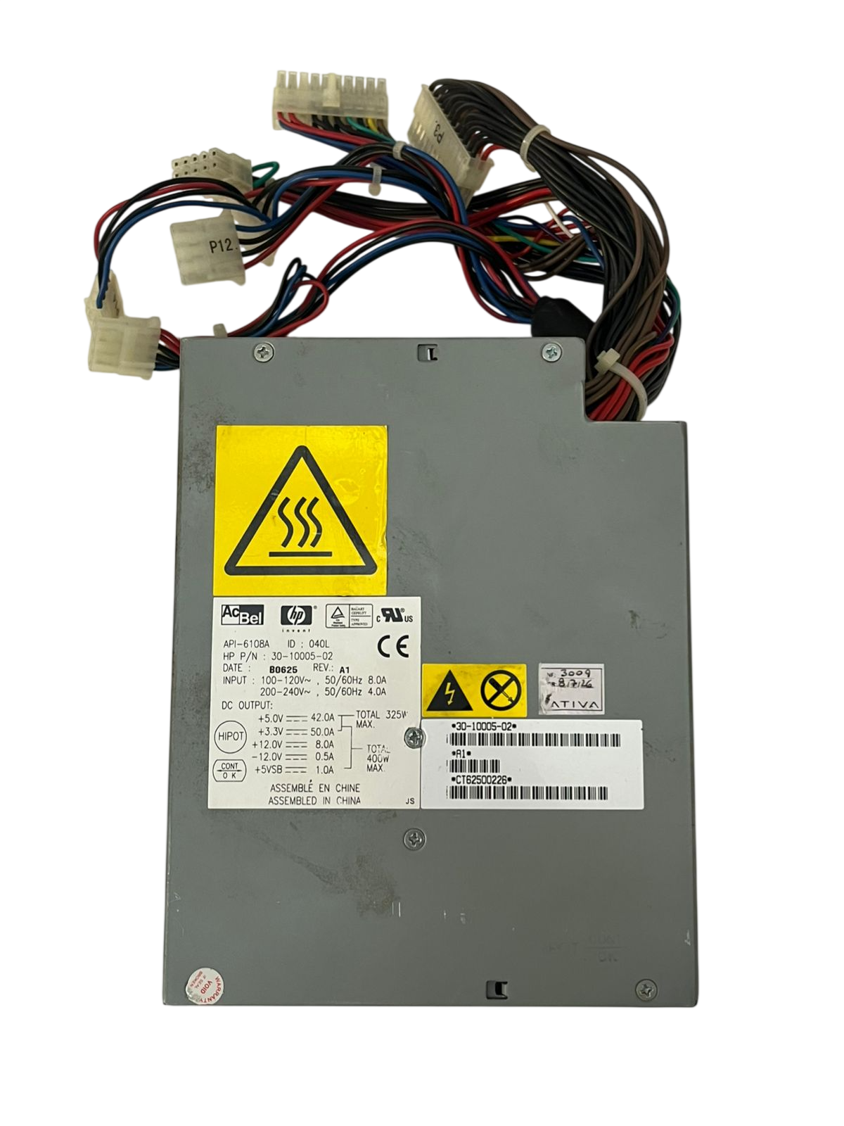 Fonte HP 400W AlphaServer DS15A 30-10005-01 API-6108A - Imagem 4