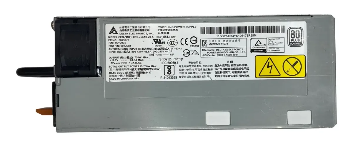 Fonte Lenovo 750W AC Platinum X3500 X3550 X3650 M5 - Imagem 2