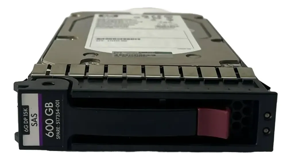 HD HP 600GB 15K 3,5 SAS 6GB 517354-001 516828-B21 seminovo - Imagem 3
