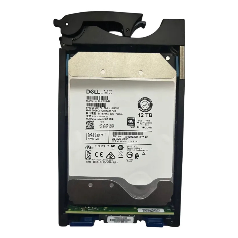 Hd Servidor Dell Emc 12tb 7.2k 3,5 Nl-sas 12gbps 005053215 - Imagem 2