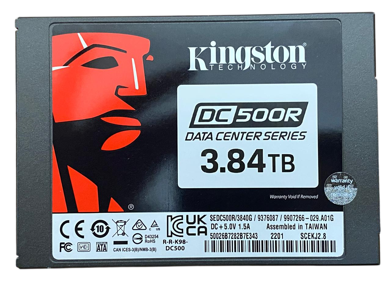 SSD Kingston DC500R 3.84TB 2,5 SATA SEDC500R/3840G NOVO - Imagem 2