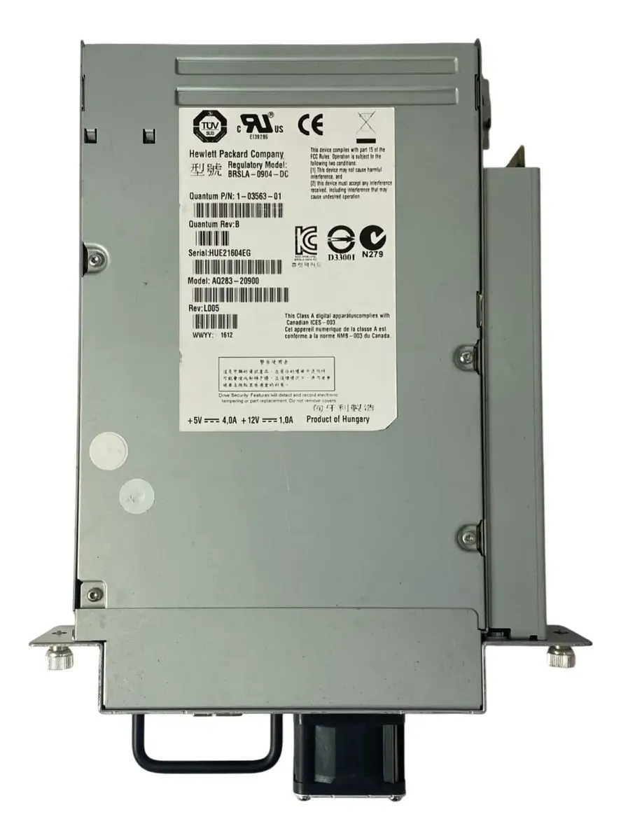 Quantum HP LTO-5 6GB SAS HH Interna 9-01984-01 1-03563-01 AQ283-20900 - Imagem 2