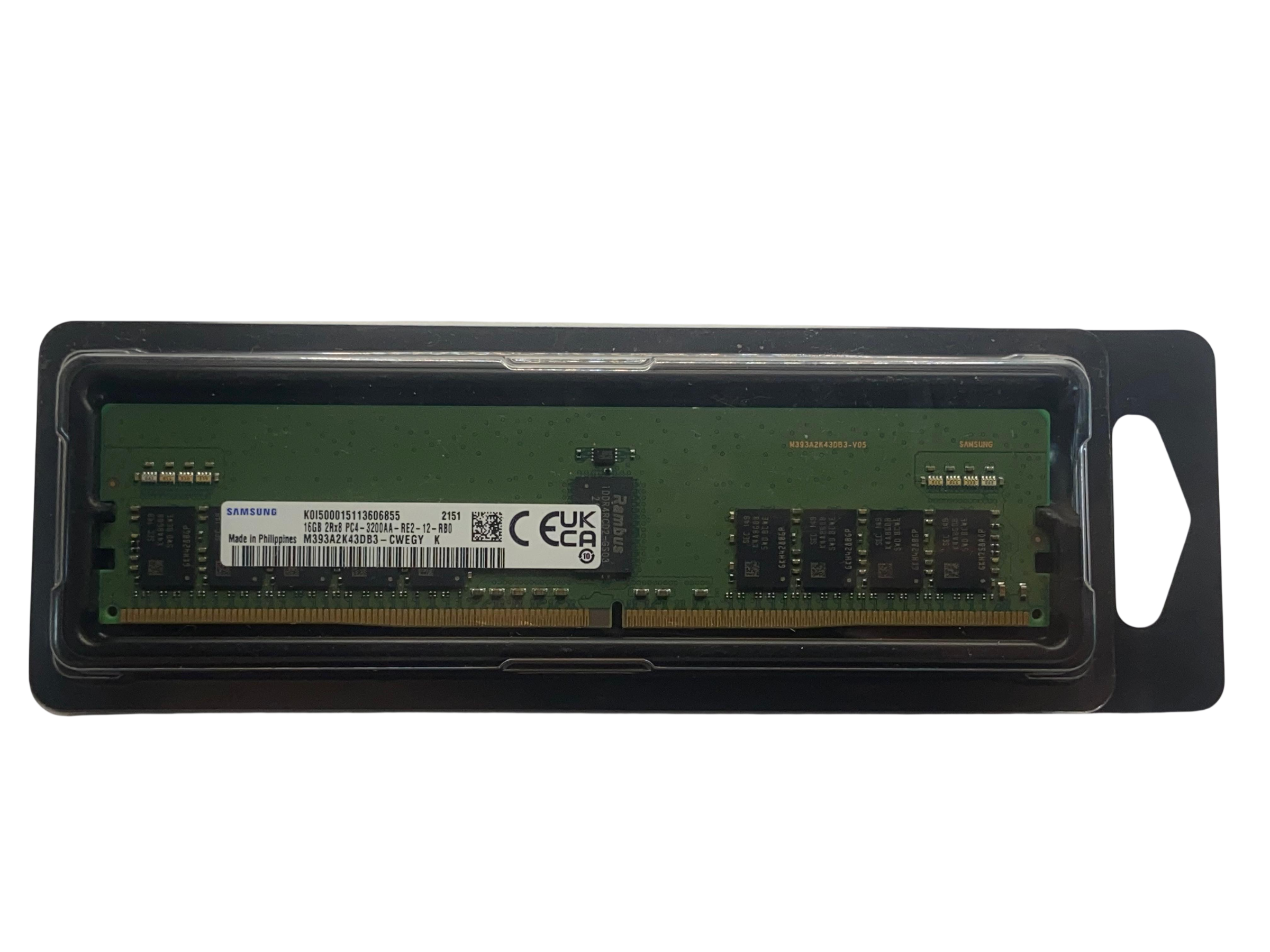 Memória SAMSUNG 16GB 2Rx8 DDR4-3200 RDIMM M393A2K43DB3-CWE - Imagem 2