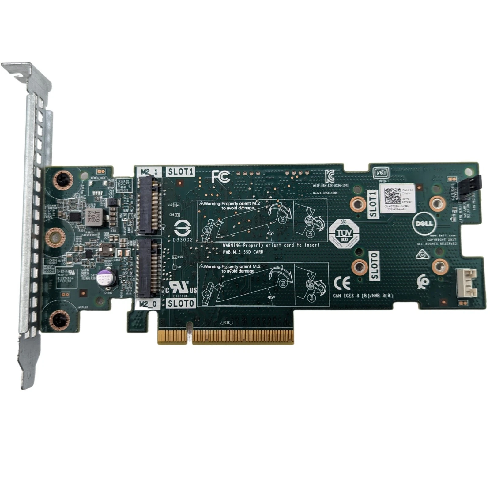 Placa Adaptador para Solid State Storage Dell M.2 PCI-E 05T20H 5T20H - Imagem 2